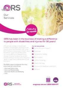 Service brochure for All ORS Services