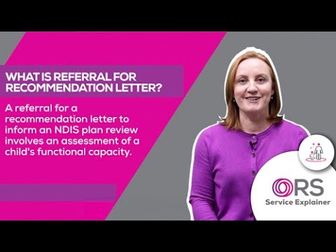 Image for Early Childhood Supports - Letter of Recommendation